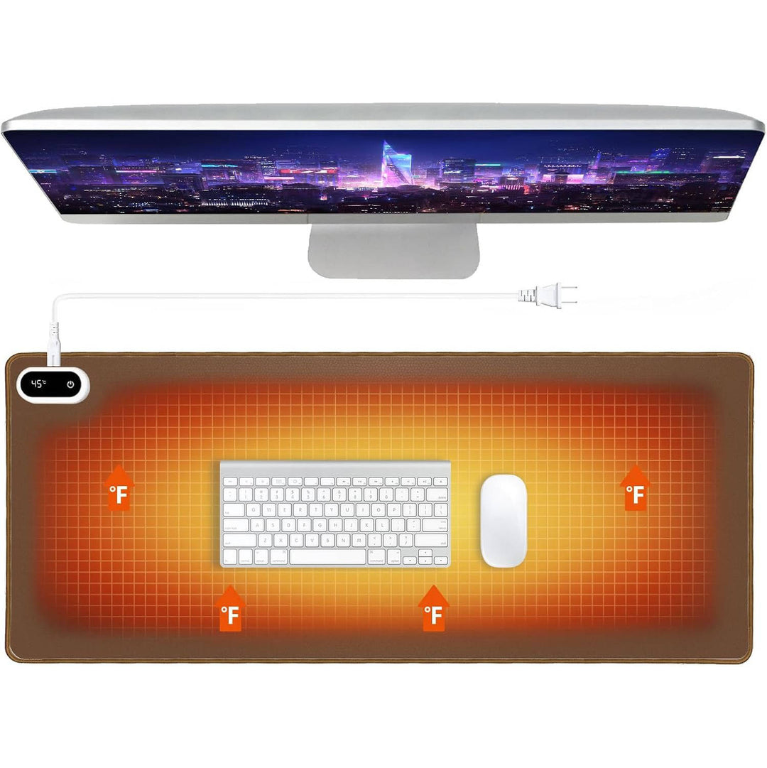 Colverro™ Heated Desk Pad with 5 Heat Levels and Auto Shutoff