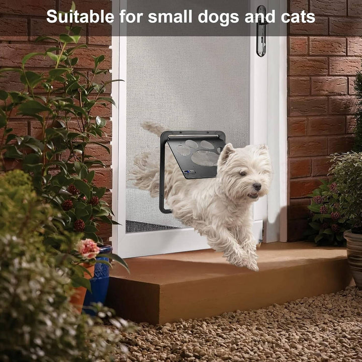 Colverro™ Magnetic Pet Screen Door Flap for Dogs and Cats with Lock