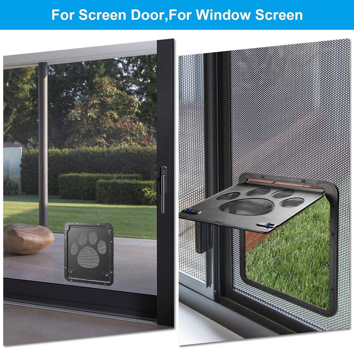 Colverro™ Magnetic Pet Screen Door Flap for Dogs and Cats with Lock