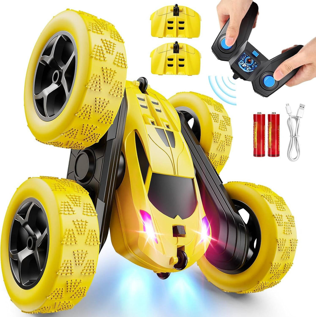 Colverro™ RC Stunt Car with 360° Flips and Two Swappable Batteries