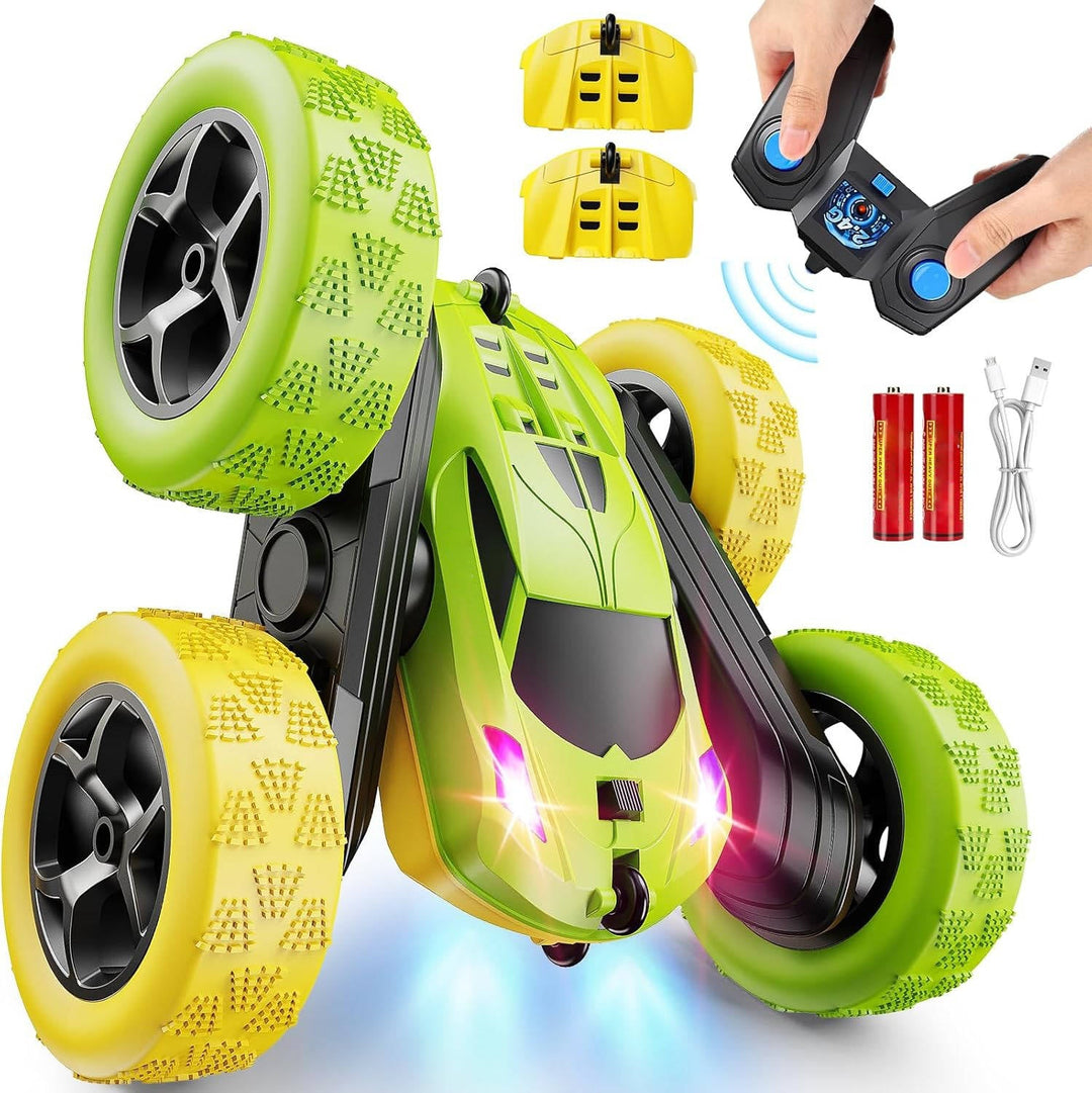 Colverro™ RC Stunt Car with 360° Flips and Two Swappable Batteries