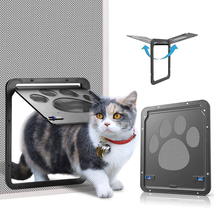 Colverro™ Magnetic Pet Screen Door Flap for Dogs and Cats with Lock