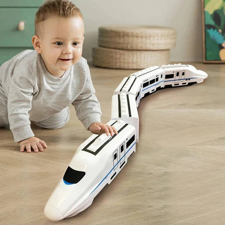 Colverro™ Bump and Go Toddler Train with Lights, Sounds and 360° Spins
