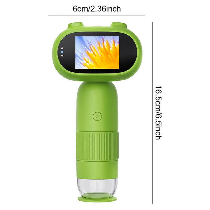 Colverro™ Handheld Kids Microscope with 2-Inch Screen and 100x Zoom