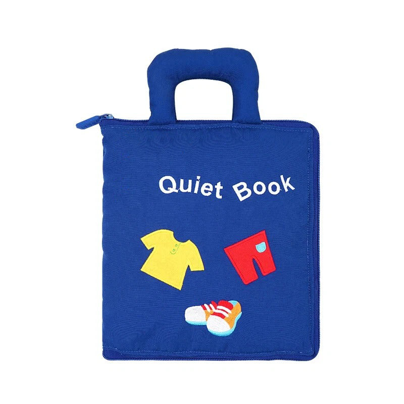 Colverro™ Montessori Soft Cloth Book for Babies with Crinkle Pages