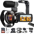 Colverro™ 4K Vlogging Camcorder with 48MP Photos, Flip Screen and WiFi