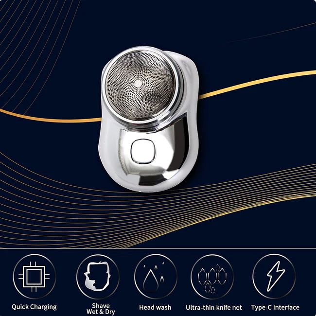 Colverro™ Pocket-Size Electric Shaver with Fast USB-C Charging
