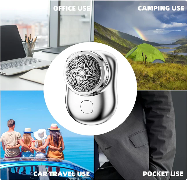 Colverro™ Pocket-Size Electric Shaver with Fast USB-C Charging