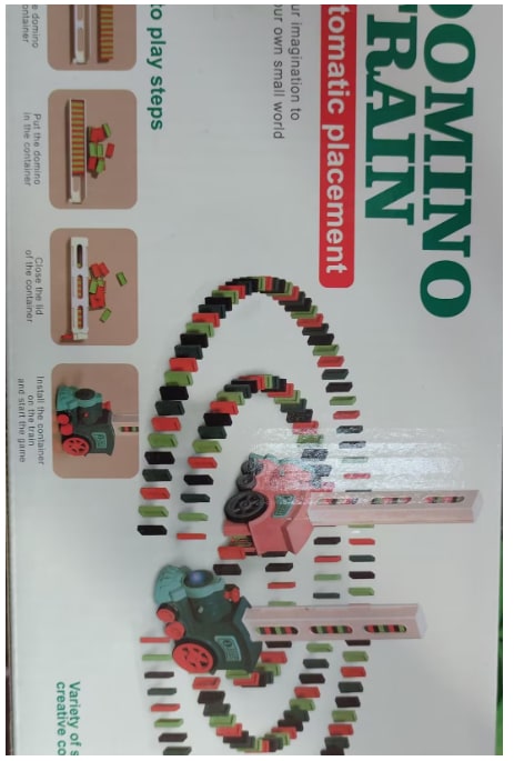 Colverro™ Electric Domino Train with Automatic Dispenser and Headlight
