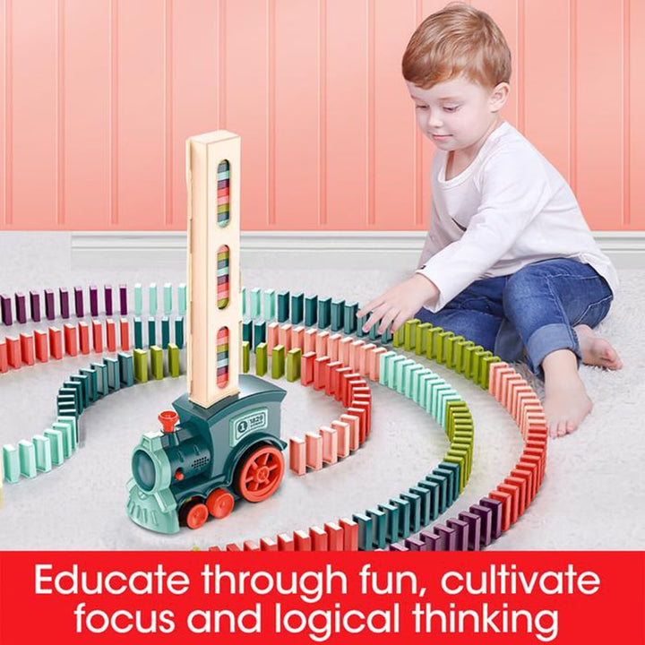 Colverro™ Electric Domino Train with Automatic Dispenser and Headlight