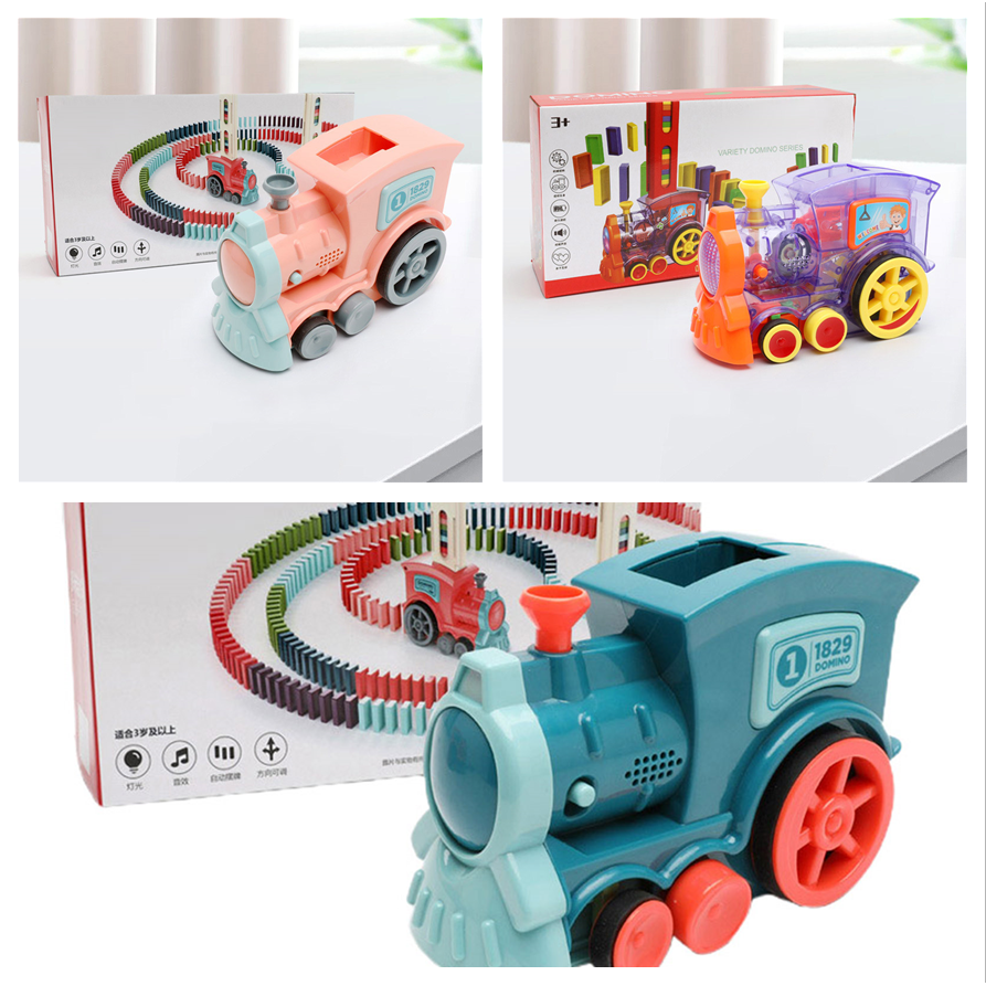 Colverro™ Electric Domino Train with Automatic Dispenser and Headlight