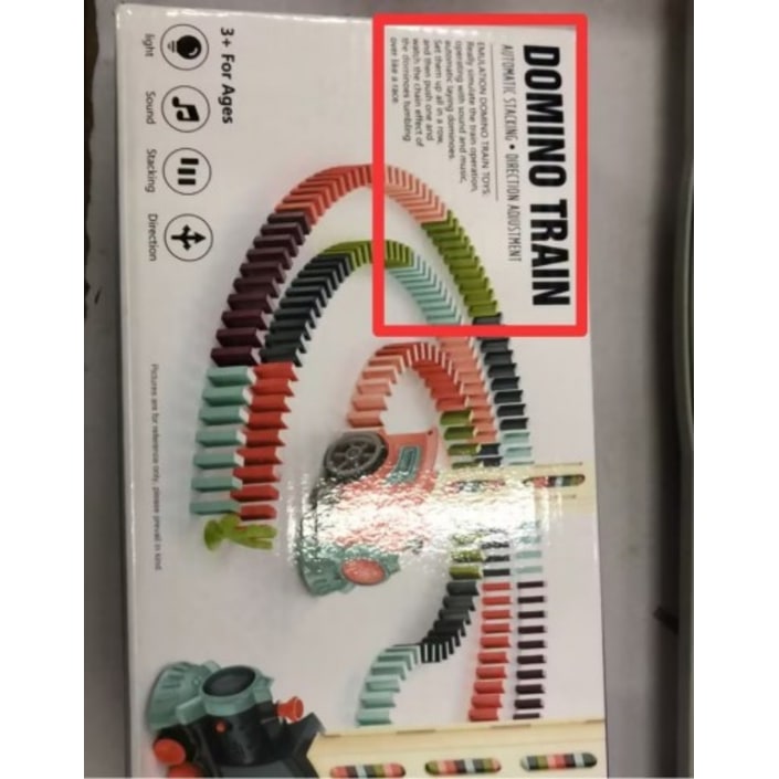 Colverro™ Electric Domino Train with Automatic Dispenser and Headlight