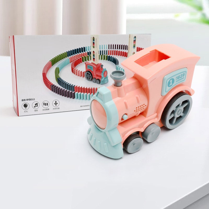 Colverro™ Electric Domino Train with Automatic Dispenser and Headlight