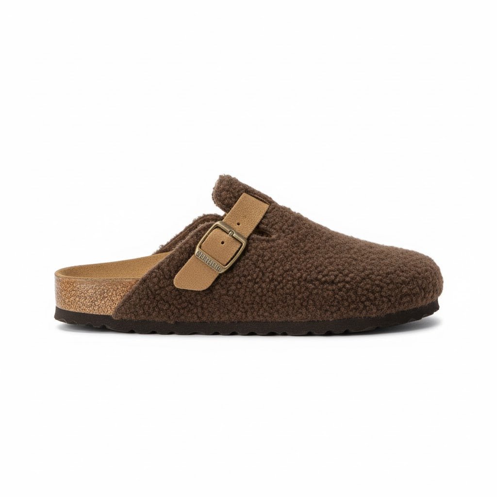 Colverro™ Natural Sheep Wool Slippers with Non-Slip Rubber Sole