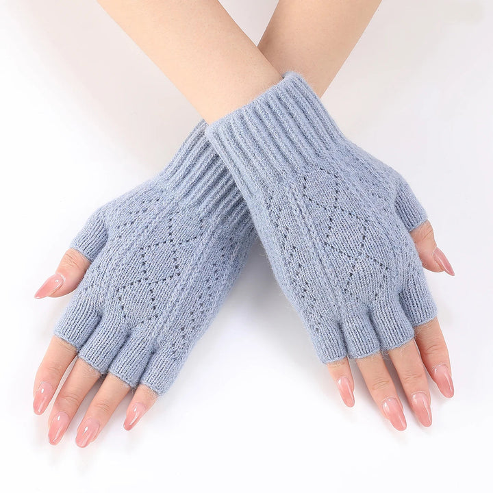Colverro™ Soft Knit Fingerless Gloves for Typing and Texting in the Cold