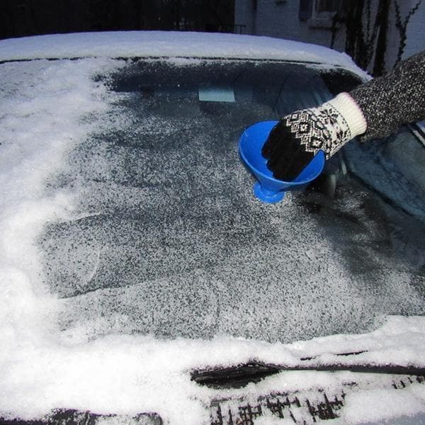 Colverro™ Cone Ice Scraper That Doubles as a Washer Fluid Funnel