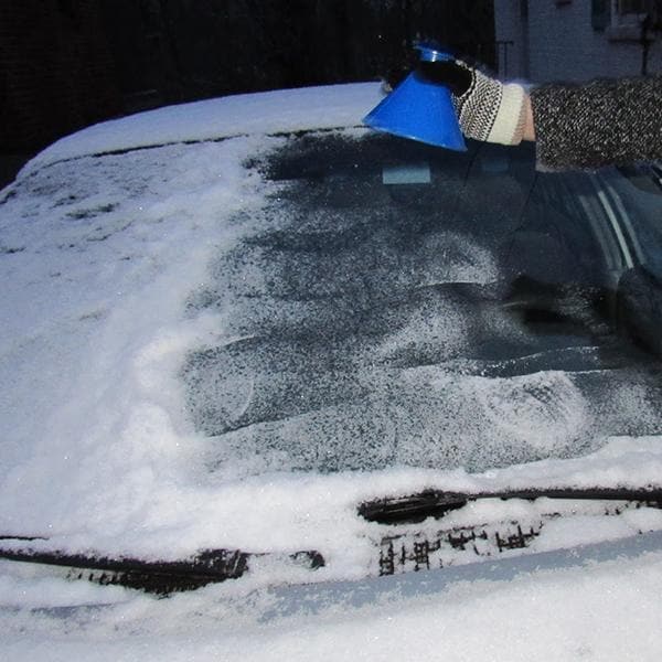 Colverro™ Cone Ice Scraper That Doubles as a Washer Fluid Funnel