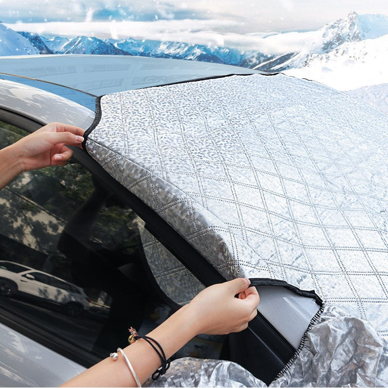Colverro™ Magnetic Car Windshield Snow Cover with Side Mirror Protection
