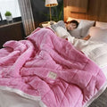 Colverro™ Thick Coral Fleece and Flannel Blanket for Winter