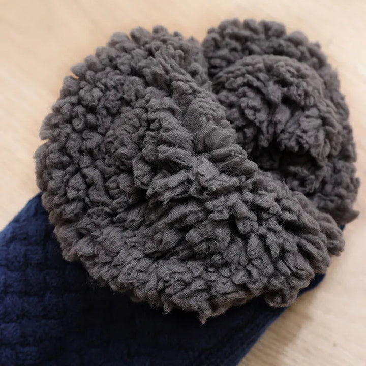 Colverro™ Cozy Knit Cotton Socks with Non-Slip Grip Soles