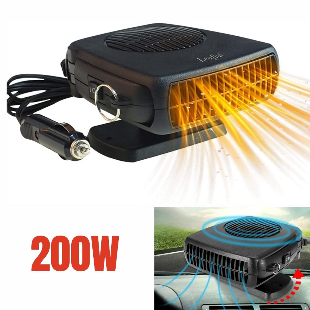 Colverro™ 12V Ceramic Car Heater with 150W/300W and Fan Mode