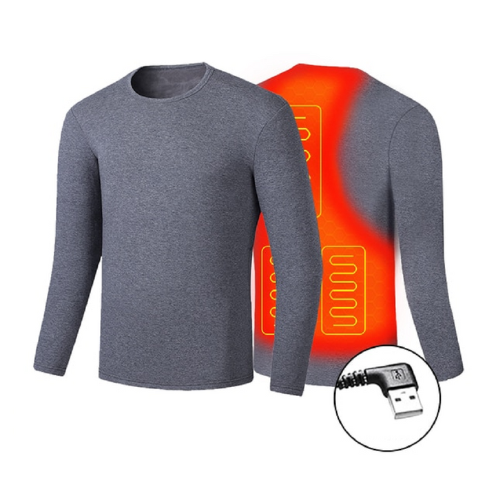 Colverro™ USB Heated Thermal Underwear Set with Flatlock Seams