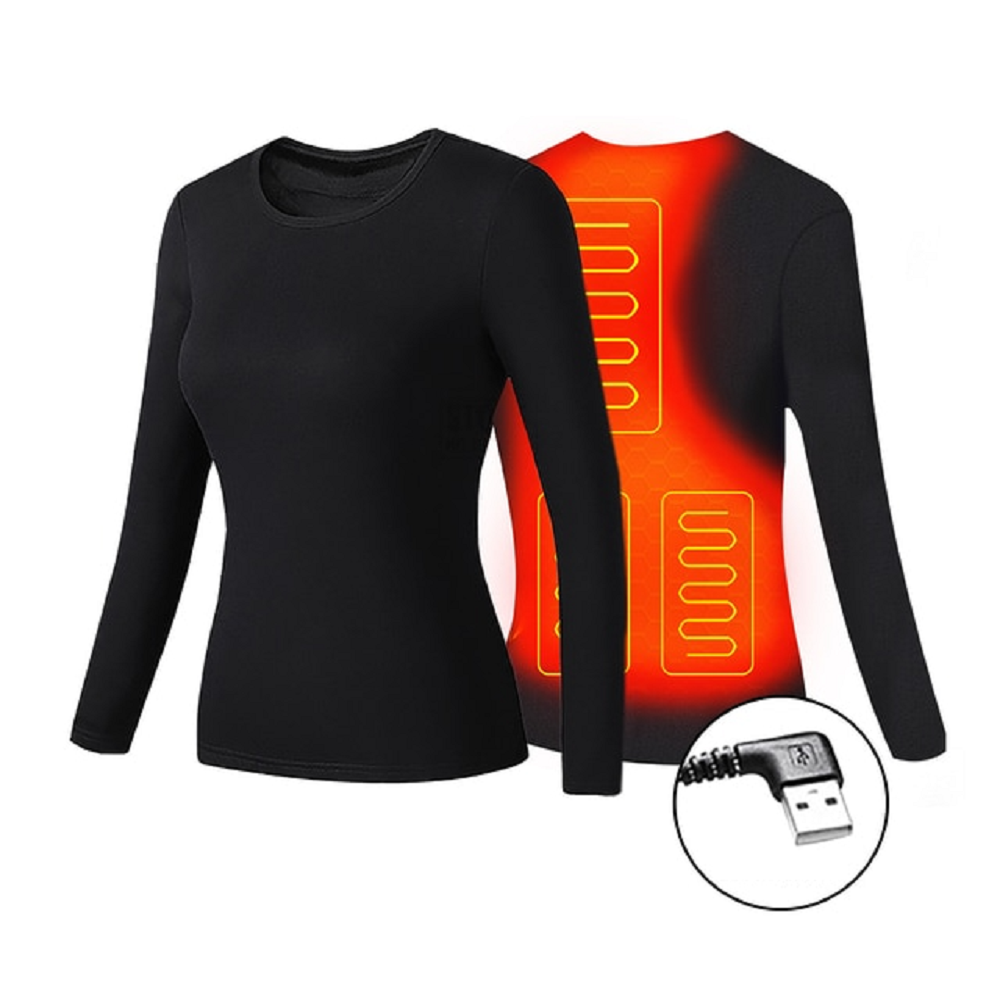 Colverro™ USB Heated Thermal Underwear Set with Flatlock Seams