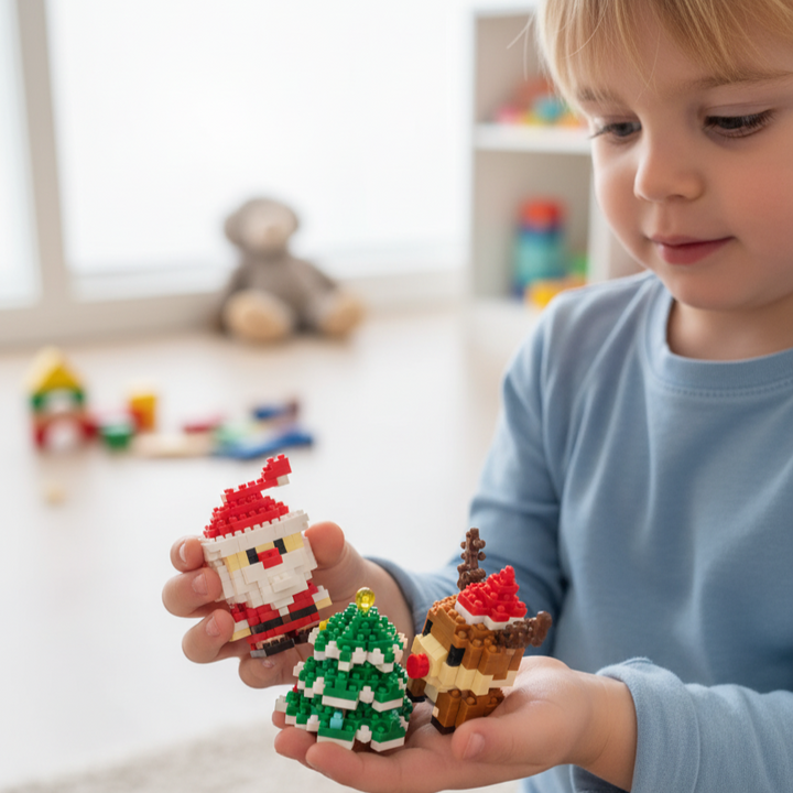 Colverro™ Christmas Micro Building Blocks with Holiday Figures