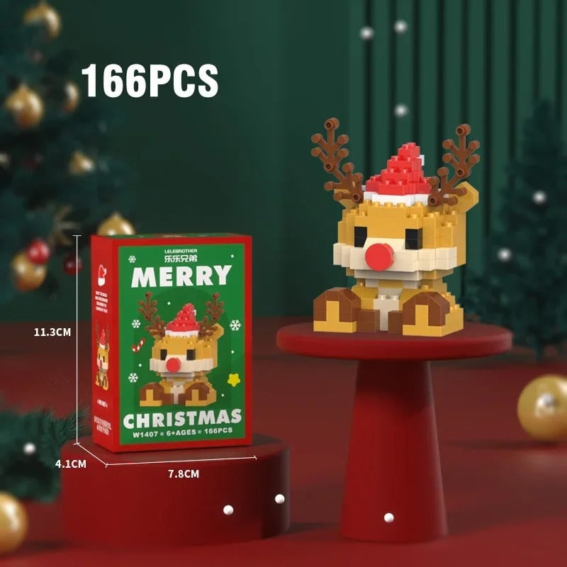 Colverro™ Christmas Micro Building Blocks with Holiday Figures