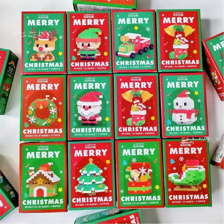Colverro™ Christmas Micro Building Blocks with Holiday Figures