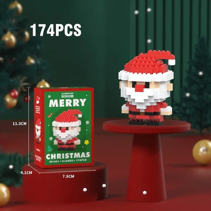 Colverro™ Christmas Micro Building Blocks with Holiday Figures