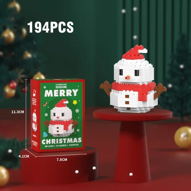 Colverro™ Christmas Micro Building Blocks with Holiday Figures