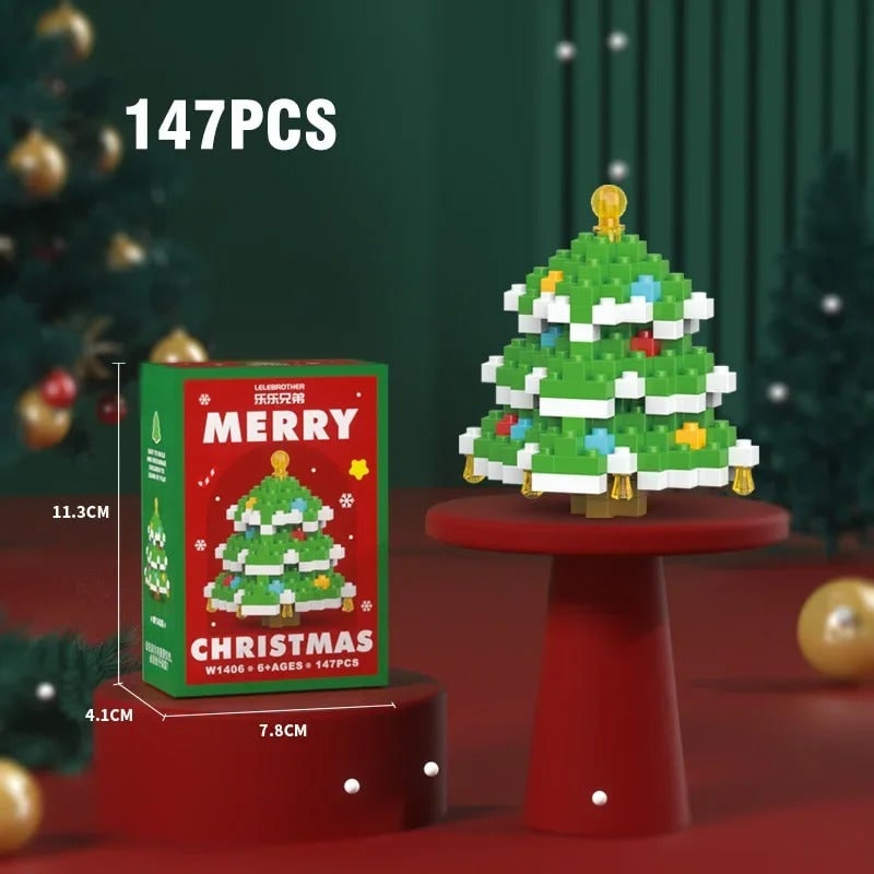 Colverro™ Christmas Micro Building Blocks with Holiday Figures