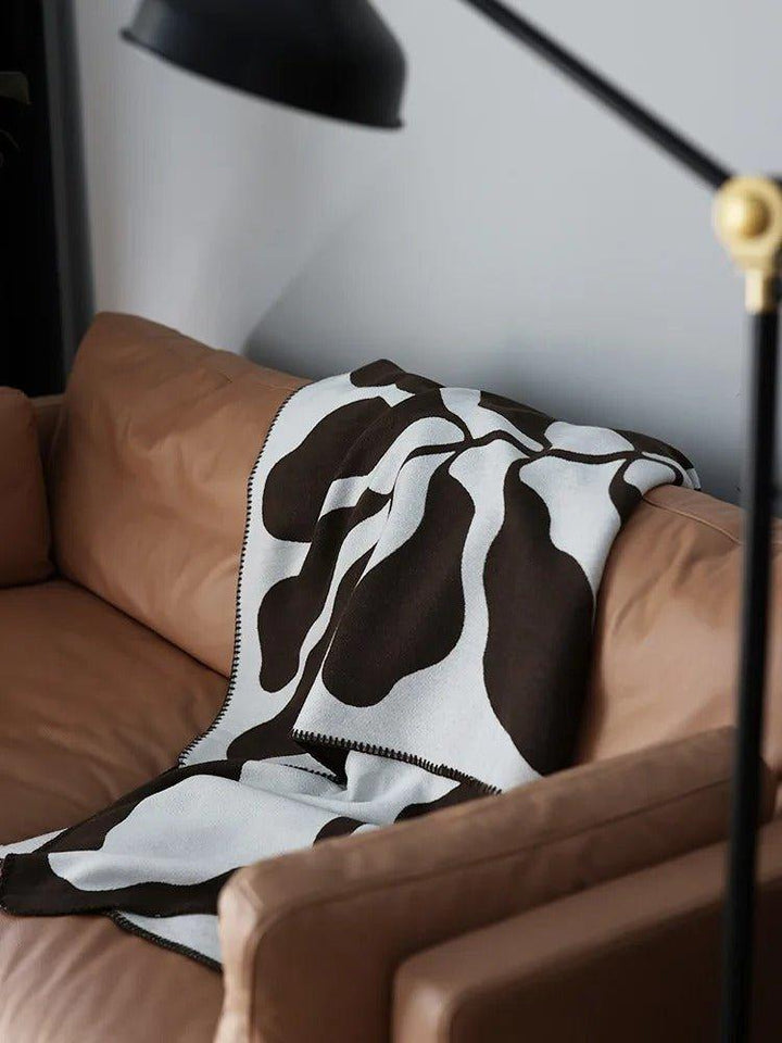 Colverro™ Boho Abstract Throw Blanket with Nordic-Inspired Style