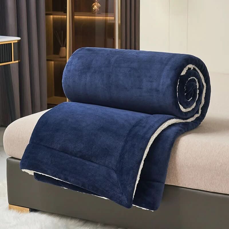 Colverro™ Reversible Sherpa Blanket with Ultra-Soft Fleece Side