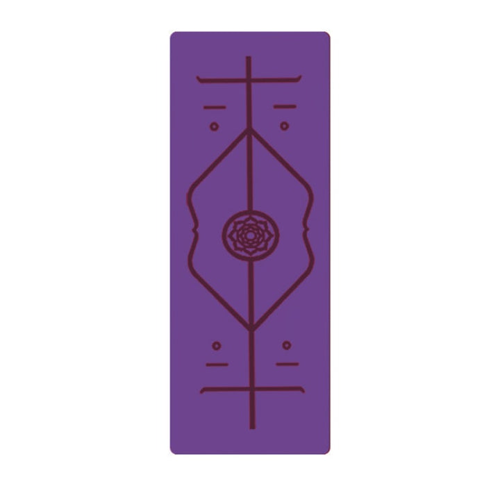 Colverro™ Non-Slip 6mm TPE Yoga Mat with Body Alignment Lines