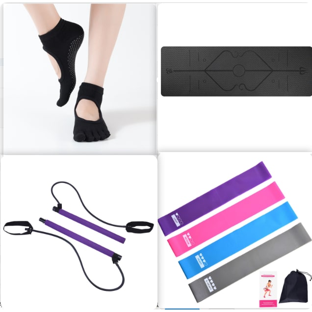 Colverro™ Non-Slip 6mm TPE Yoga Mat with Body Alignment Lines