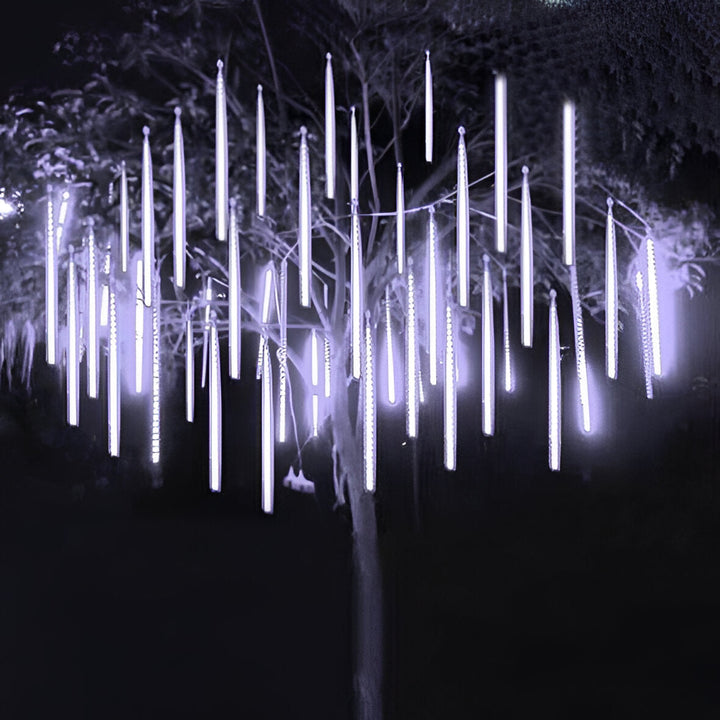 Colverro™ Snowfall LED Garland Lights with Meteor Shower Effect, Set of 8