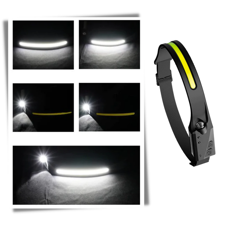 Colverro™ Rechargeable LED Headlamp with Motion Sensor, 350 Lumens