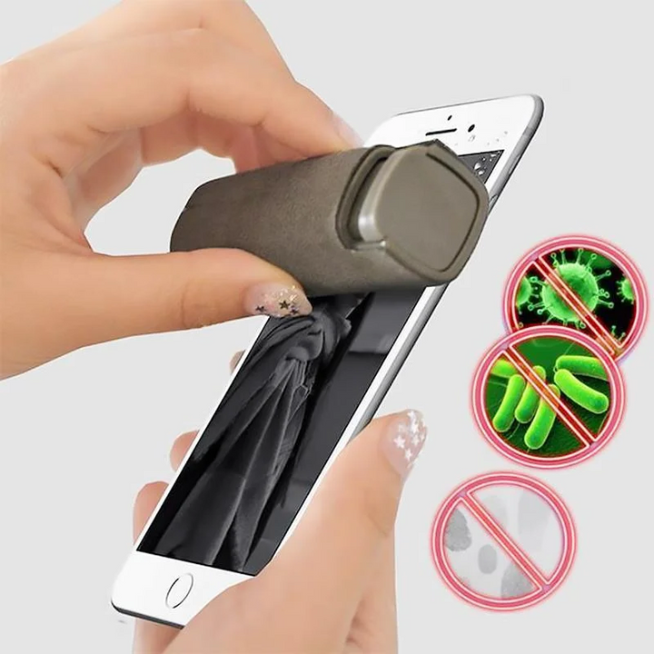 Colverro™ Pocket Screen Cleaner Spray with Built-In Microfiber Wiper