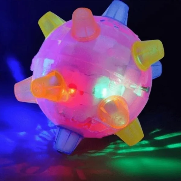 Colverro™ Interactive LED Jumping Ball for Dogs with Sound and Wiggle