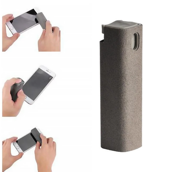 Colverro™ Pocket Screen Cleaner Spray with Built-In Microfiber Wiper