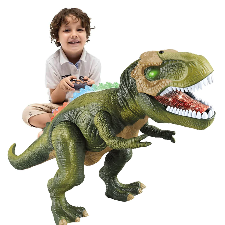 Colverro™ Remote Control T-Rex Dinosaur That Walks, Roars and Lights Up