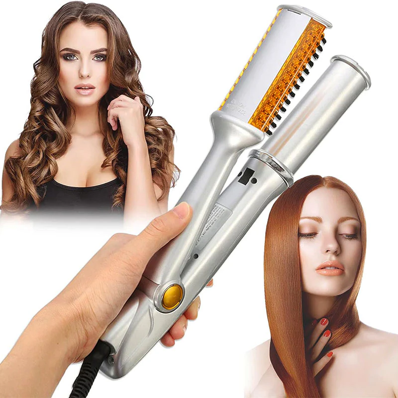 Colverro™ 2-in-1 Rotating Hot Air Brush for Waves and Sleek Straight Hair