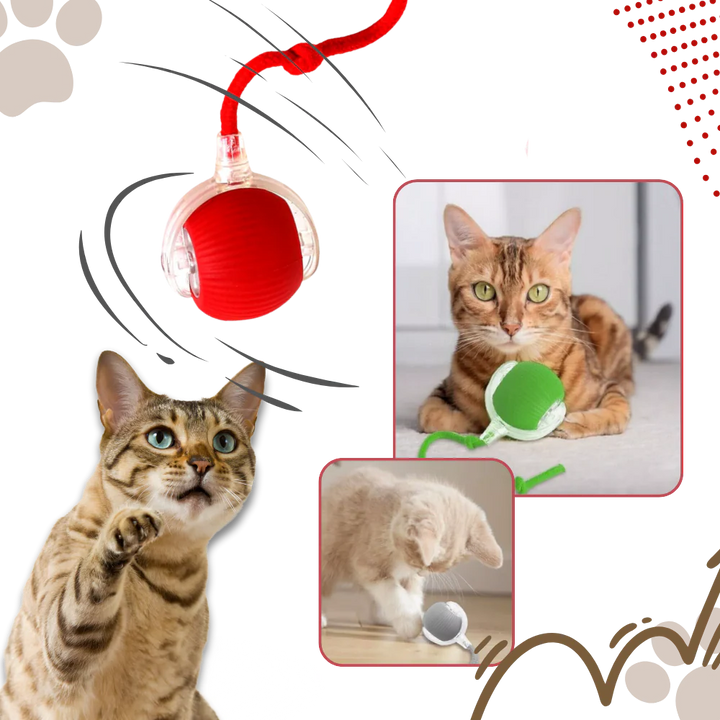 Colverro™ Smart Interactive Cat Ball That Rolls and Avoids Obstacles