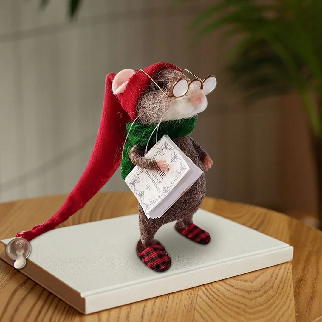 Colverro™ Needle Felted Mouse DIY Craft Kit for Holiday Decorating