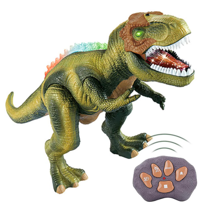 Colverro™ Remote Control T-Rex Dinosaur That Walks, Roars and Lights Up