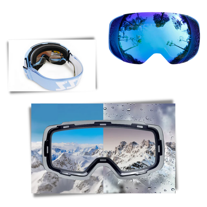 Colverro™ Magnetic Ski Goggles with Two Polarized Swap Lenses Set