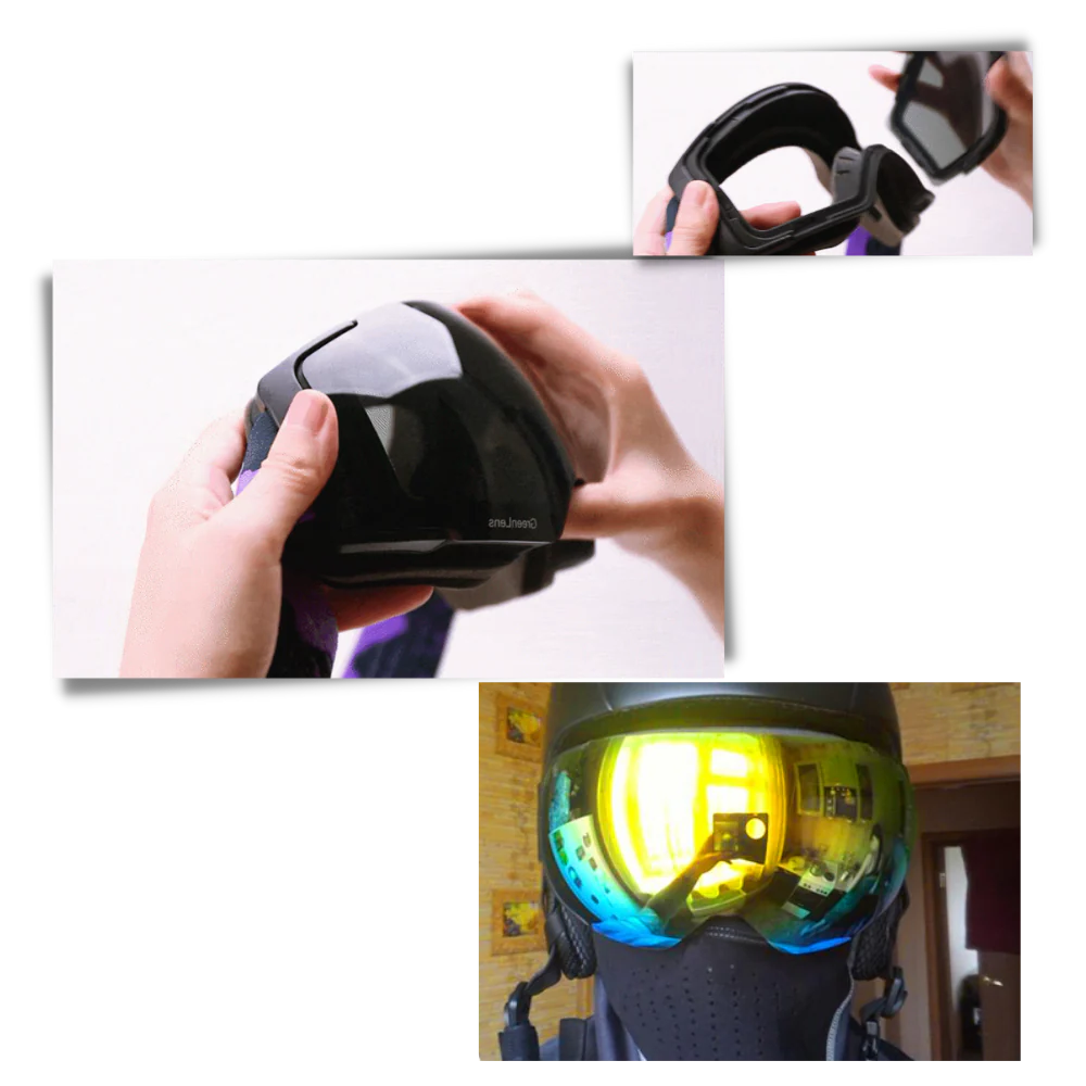 Colverro™ Magnetic Ski Goggles with Two Polarized Swap Lenses Set