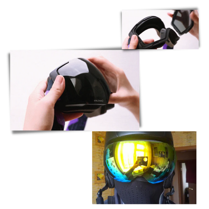 Colverro™ Magnetic Ski Goggles with Two Polarized Swap Lenses Set